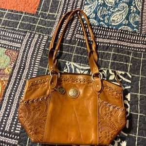 American West genuine Leather pocketbook